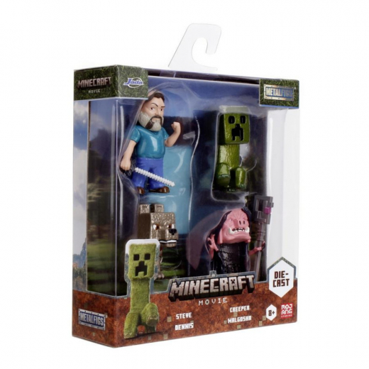 Minecraft Movie Die-Cast Metalfigs 4-Pack i gruppen LEGETØJ / Figurer og legesæt hos Spelexperten (9336692314R00)