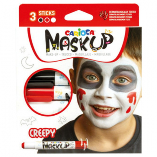 Carioca Mask Up - Creepy Ansigtsfarvepenne i gruppen LEGETØJ / Rollespil / Klæde sig ud hos Spelexperten (950128)