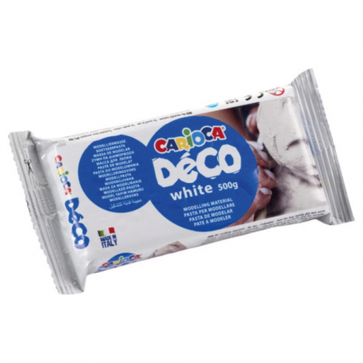 Carioca Ler Hvid 500g i gruppen LEGETØJ / Skab & mal hos Spelexperten (950137)