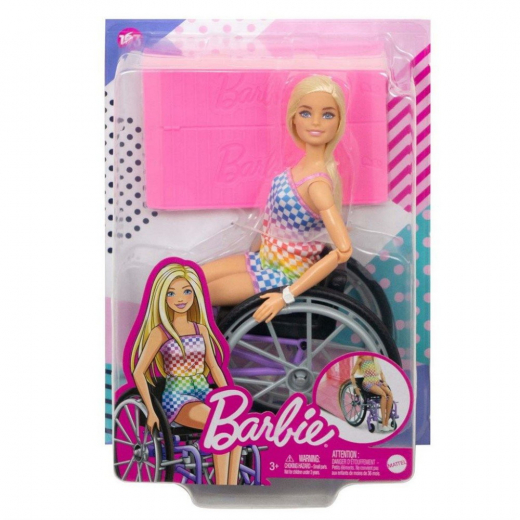 Barbie Fashionista - Wheelchair Checkers i gruppen LEGETØJ / Barbie hos Spelexperten (960-0925)