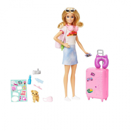 Barbie Travel Malibu Playset i gruppen LEGETØJ / Barbie hos Spelexperten (960-0933)