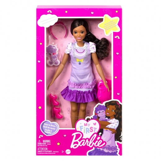 Barbie My First Barbie - Core Doll Brooklyn i gruppen LEGETØJ / Barbie hos Spelexperten (960-0942)