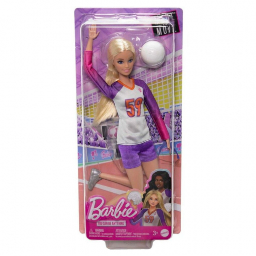 Barbie Career Articulated Volleyball i gruppen LEGETØJ / Barbie hos Spelexperten (960-2336)