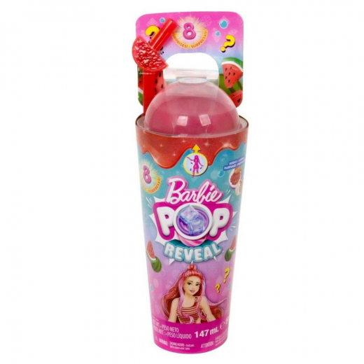 Barbie Pop Reveal - Watermelon Crush i gruppen LEGETØJ / Barbie hos Spelexperten (960-2368)