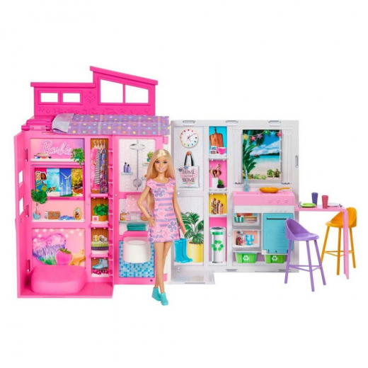 Barbie Getaway House Doll and Playset i gruppen LEGETØJ / Barbie hos Spelexperten (960-2403)
