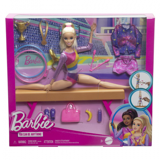 Barbie Career Gymnastics Playset i gruppen LEGETØJ / Barbie hos Spelexperten (960-2406)