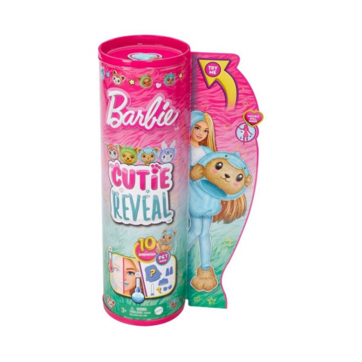 Barbie Cutie Reveal Costume Teddy Dolphin i gruppen LEGETØJ / Barbie hos Spelexperten (960-2428)