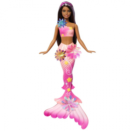 Barbie Flower Magic Mermaid Pink i gruppen LEGETØJ / Barbie hos Spelexperten (960-2551)