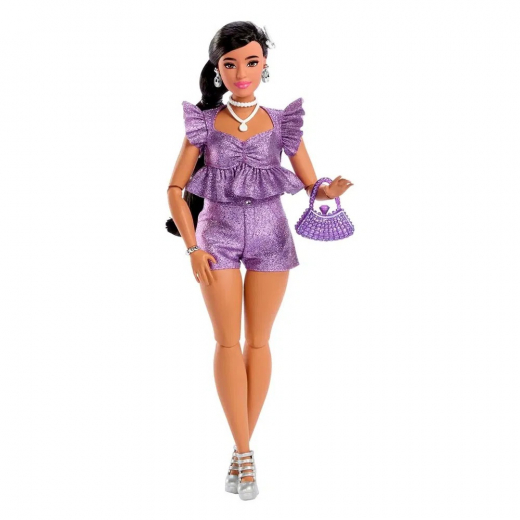 Barbie Deluxe Style - Purple Shorts i gruppen LEGETØJ / Barbie / Barbie Deluxe Style hos Spelexperten (960-2562)