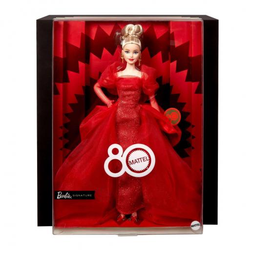 Barbie Mattel 80th Anniversary i gruppen LEGETØJ / Barbie / Barbie Signatur hos Spelexperten (960-2572)