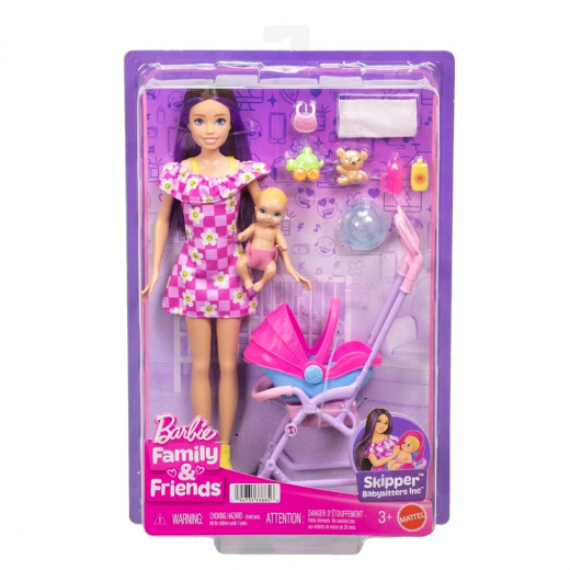 Barbie Babysitting Skipper Playset i gruppen LEGETØJ / Barbie hos Spelexperten (960-2608)