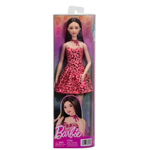 Barbie Fashionista Doll Pink Leopard Brunette i gruppen LEGETØJ / Barbie hos Spelexperten (960-2613)