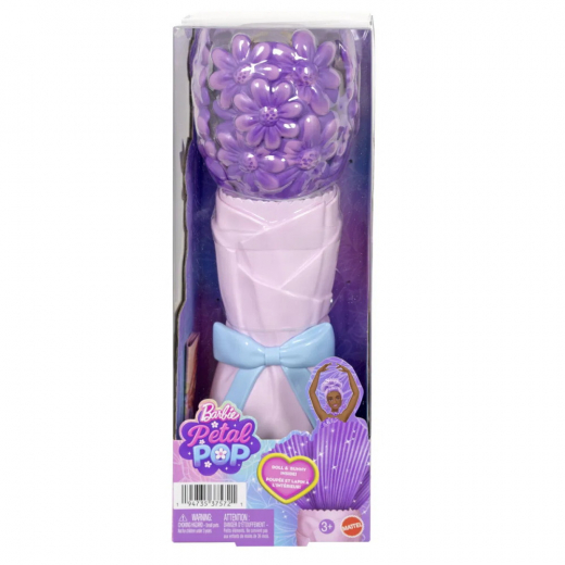 Barbie Petal Pop Fashion Doll Lilla Tusindfryd i gruppen LEGETØJ / Barbie / Barbie Fashionista hos Spelexperten (960-2621)