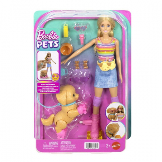 Barbie Dukke Pets Feature Pet Skate N Run Pup i gruppen LEGETØJ / Barbie hos Spelexperten (960-2678)