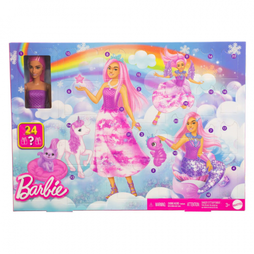 Barbie Adventskalender 2025 i gruppen LEGETØJ / Adventskalendere hos Spelexperten (960-9125)