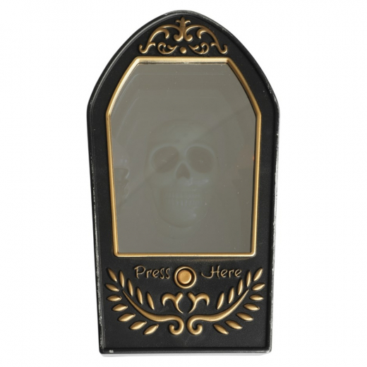 Infinity Mirror Skull Door Greeter Dekoration Halloween i gruppen LEGETØJ / Maskerade / Halloween / Tilbehør Halloween hos Spelexperten (96361)