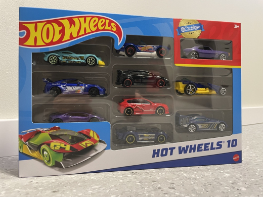 Hot Wheels 10-pack cars i gruppen LEGETØJ / Legetøjskøretøjer / Hot Wheels hos Spelexperten (965-0118)