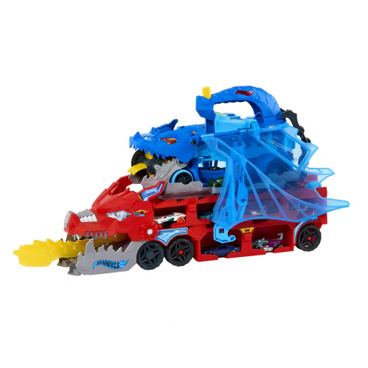 Hot Wheels City Ultimate Dual Dragon Hauler i gruppen LEGETØJ / Legetøjskøretøjer / Hot Wheels hos Spelexperten (965-2552)