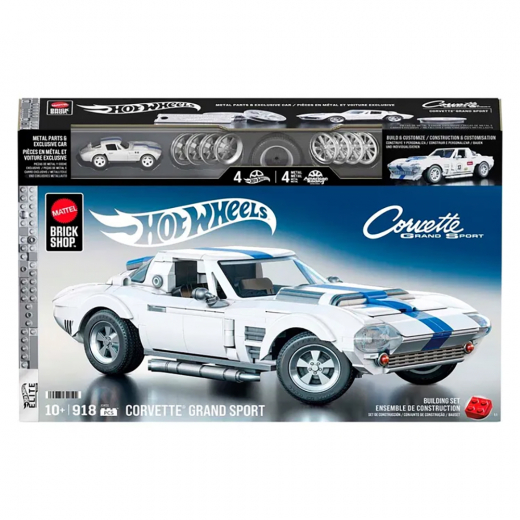 Brick Shop Elite Series Corvette Grand Sport i gruppen LEGETØJ / Legetøjskøretøjer / Hot Wheels Brickshop hos Spelexperten (965-2570)