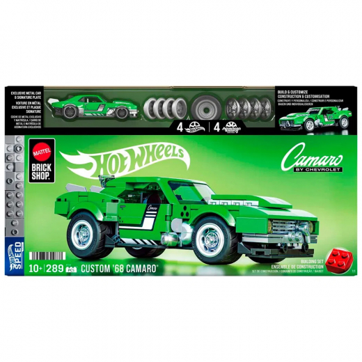 Brick Shop Speed Series '68 Camaro i gruppen LEGETØJ / Legetøjskøretøjer / Hot Wheels Brickshop hos Spelexperten (965-2571)