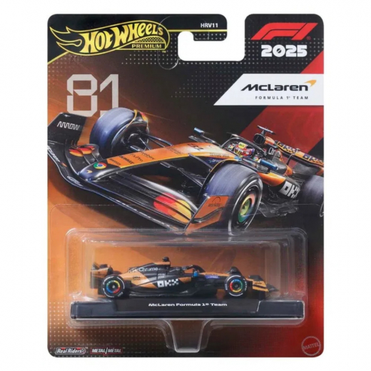 Hot Wheels F1 Racing Premium 1:64 McLaren i gruppen LEGETØJ / Legetøjskøretøjer / Hot Wheels hos Spelexperten (965-2610)