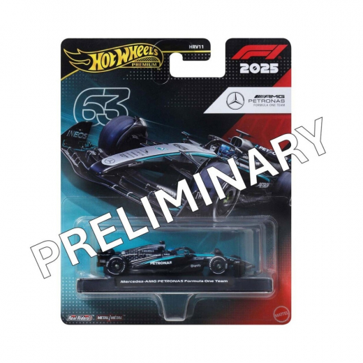 Hot Wheels Bil F1 Racing Premium Mercedes 1:64 i gruppen LEGETØJ / Legetøjskøretøjer / Hot Wheels hos Spelexperten (965-2613)
