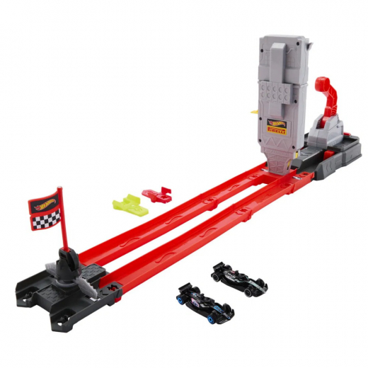 Hot Wheels Formula 1 Grid Start i gruppen LEGETØJ / Legetøjskøretøjer / Hot Wheels hos Spelexperten (965-2620)