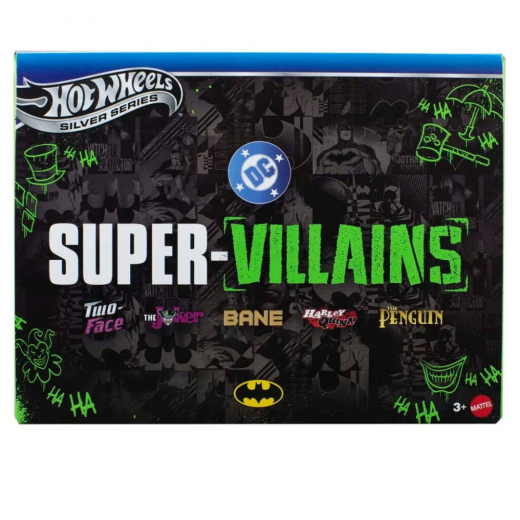 Hot Wheels DC Batman Super-Villains 5-pak i gruppen Nyheder hos Spelexperten (965-2669)