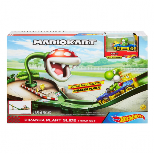 Hot Wheels Mario Kart Track Set Piranha Plant Slide i gruppen  hos Spelexperten (965-3002-Piranha)