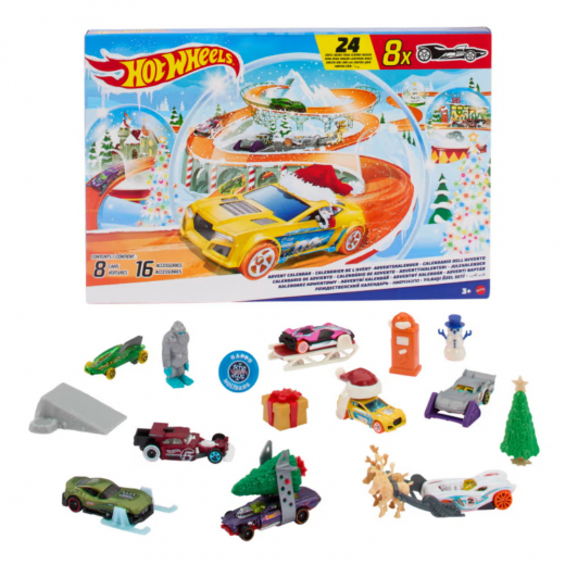 Hot Wheels adventskalender i gruppen  hos Spelexperten (965-9024)