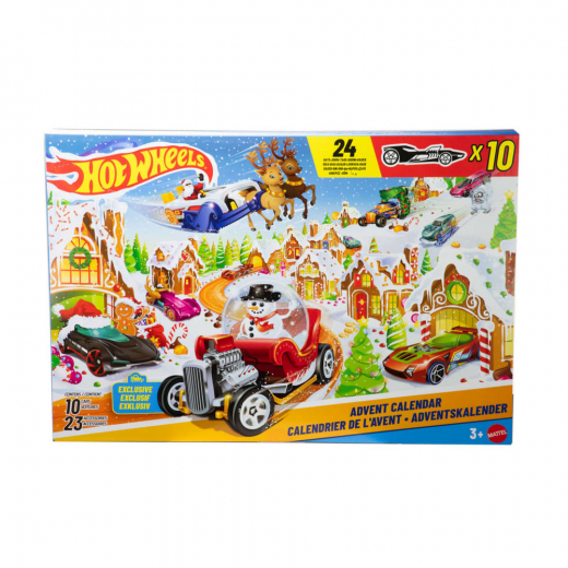 Hot Wheels Basics Advent Calendar 2025 i gruppen LEGETØJ / Adventskalendere hos Spelexperten (965-9025)