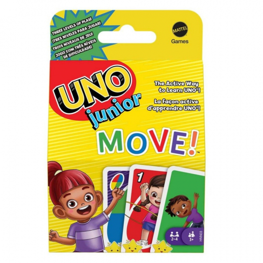 UNO Junior Move! i gruppen SELSKABSSPIL / Børnespil hos Spelexperten (967-2404)