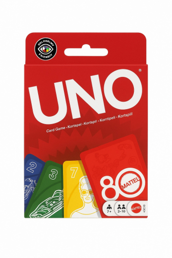 UNO Mattel 80th Ruby Red i gruppen SELSKABSSPIL / Kortspil hos Spelexperten (967-2553)
