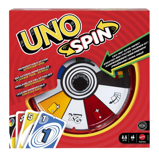 UNO Spin i gruppen SELSKABSSPIL / Spilserier / UNO hos Spelexperten (967-2554)