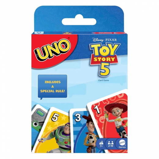 UNO Disney Pixar Toy Story 5 i gruppen SELSKABSSPIL / Spilserier / UNO hos Spelexperten (967-2602)