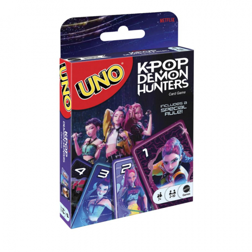 UNO KPop Demon Hunters i gruppen SELSKABSSPIL / Spilserier / UNO hos Spelexperten (967-2654)