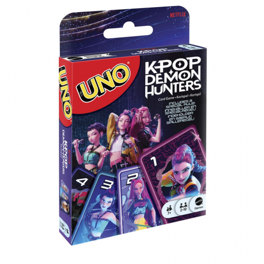 UNO KPop Demon Hunters i gruppen SELSKABSSPIL / Spilserier / UNO hos Spelexperten (967-2654)