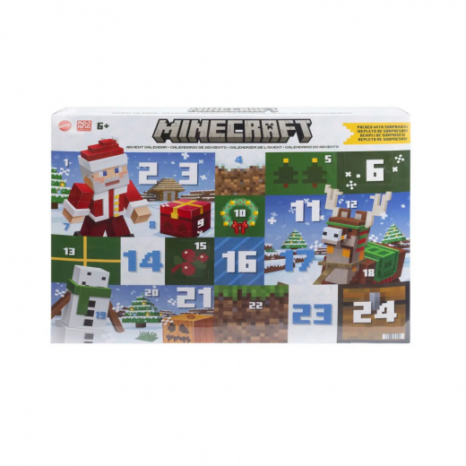 Minecraft Core Figures adventskalender 2025 i gruppen LEGETØJ / Adventskalendere hos Spelexperten (968-9024)