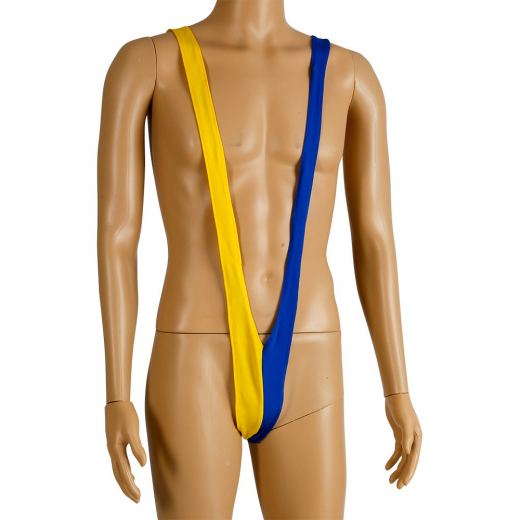 Mankini Blue and Yellow i gruppen LEGETØJ / Maskerade hos Spelexperten (97153)