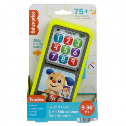 Fisher Price Slide to Learn Smartphone i gruppen LEGETØJ / Børne- & baby hos Spelexperten (972-1654)