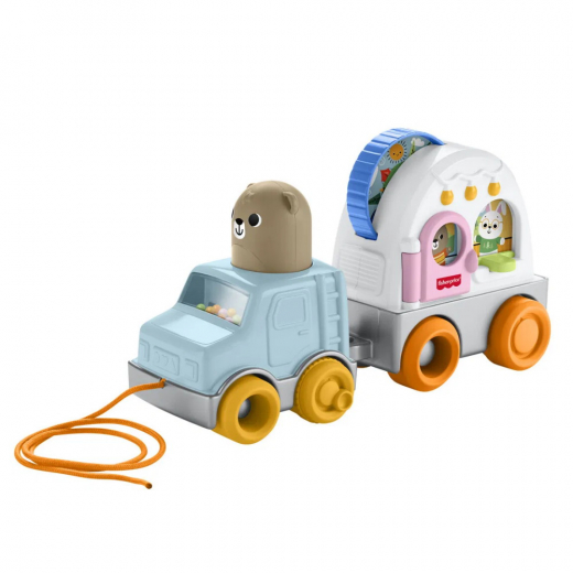 Fisher Price Træk legetøjscampingvogn i gruppen LEGETØJ / Børne- & baby / Børne- og babylegetøj hos Spelexperten (972-2605)