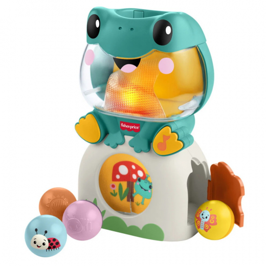 Fisher-Price Light-Up & Roll Frog i gruppen LEGETØJ / Børne- & baby / Børne- og babylegetøj hos Spelexperten (972-2654)