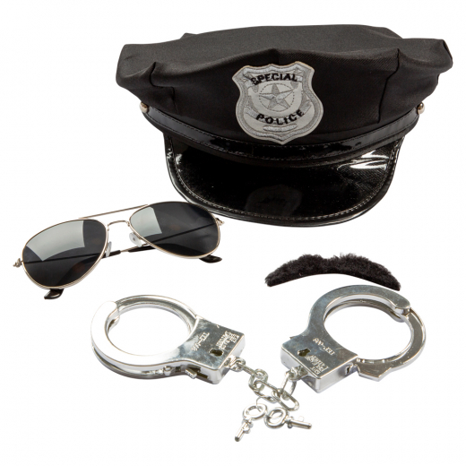 Costume kit - Police i gruppen LEGETØJ / Maskerade / Halloween / Maskerade kostumer hos Spelexperten (97213)