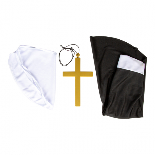 Masquerade kit - Nun i gruppen LEGETØJ / Maskerade / Halloween / Maskerade kostumer / Masquerade kit hos Spelexperten (97218)