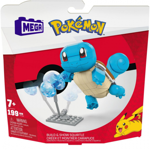 MEGA Pokémon Medium Character - Squirtle i gruppen LEGETØJ / Byggeklodser hos Spelexperten (973-1118-S)