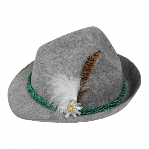 Oktoberfest Deluxe Hat - Grey i gruppen LEGETØJ / Maskerade / Oktoberfest hos Spelexperten (97313)