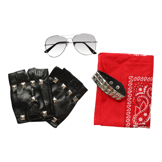 Costume kit - Punk rocker i gruppen LEGETØJ / Maskerade / Halloween / Maskerade kostumer / Masquerade kit hos Spelexperten (97539)