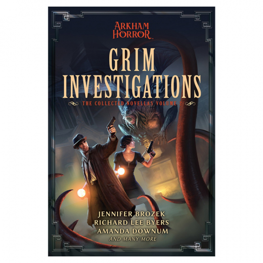 Arkham Horror Novel - Grim Investigations i gruppen  hos Spelexperten (ACOARKJBRO001)