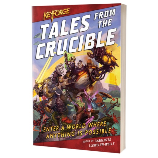 Keyforge Novel - Tales from the Crucible i gruppen SELSKABSSPIL / Tilbehør / Andet hos Spelexperten (ACOTAL80234)