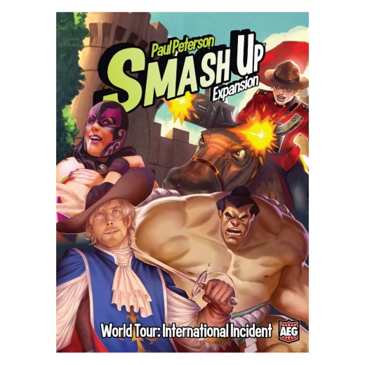Smash Up: World Tour - International Incident (Exp.) i gruppen SELSKABSSPIL / Udvidelser hos Spelexperten (AEG5516)